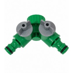 Distribuitor rapid 2 cai furtun gradina 3/4 FE