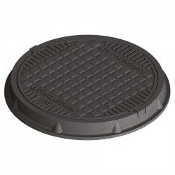 Capac polimer-compozit rotund necarosabil A15 750/630 Negru Capac polimer-compozit rotund necarosabil A15 750/630 Negru