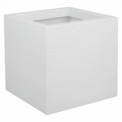 Ghiveci patrat alb 29,5x29,5x29,5 cm GRAPHIT UP Ghiveci patrat alb 29,5x29,5x29,5 cm GRAPHIT UP