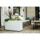 Jardiniera mare dreptunghiulara alba 99,5x39,5x60 cm GRAPHIT Jardiniera mare dreptunghiulara alba 99,5x39,5x60 cm GRAPHIT