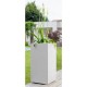Jardiniera mare patrata inalta alba 39,5x39,5x80 cm GRAPHIT Jardiniera mare patrata inalta alba 39,5x39,5x80 cm GRAPHIT