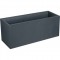 Jardiniera mare dreptunghiulara antracit 99,5x39,5x43,5 cm STONE