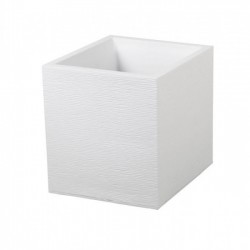 Jardiniera mare patrata alba 39,5x39,5x43,5 cm GRAPHIT Jardiniera mare patrata alba 39,5x39,5x43,5 cm GRAPHIT