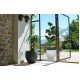 Ghiveci egg mare antracit 50x45 cm GRAPHIT