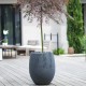 Ghiveci mare Egg antracit 50 x 60 cm GRAPHIT
