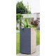 Jardiniera mare patrata inalta antracit 39,5x39,5x80 cm GRAPHIT