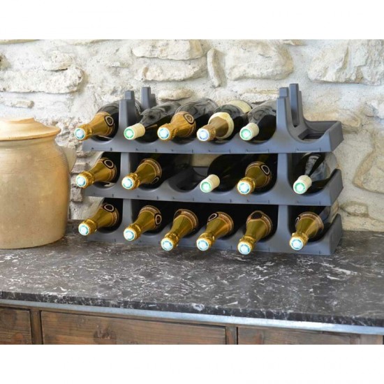 Set de 3 suporti pentru 18 sticle Opti'cave Set de 3 suporti pentru 18 sticle Opti'cave