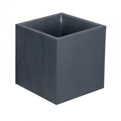 Jardiniera mare patrata antracit 39,5x39,5x43,5 cm STONE Jardiniera mare patrata antracit 39,5x39,5x43,5 cm STONE