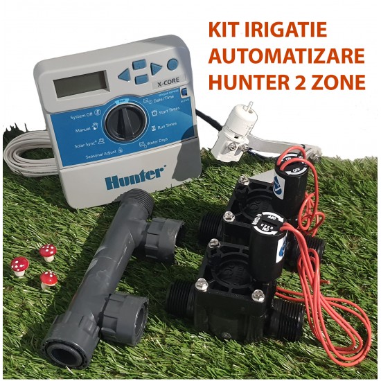KIT IRIGATIE AUTOMATIZARE HUNTER 2 ZONE KIT IRIGATIE AUTOMATIZARE HUNTER 2 ZONE