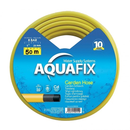Furtun pentru gradina Aquafix, 50 m