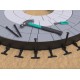 Kit bordură PP pentru pavaj  VERDE, L 1 m, H 58 mm, 4 buc, 12 ancore incluse