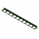Kit bordură PP pentru pavaj  VERDE, L 1 m, H 58 mm, 4 buc, 12 ancore incluse